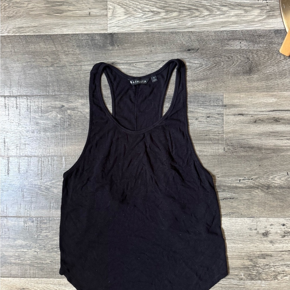 Athleta Black Sleeveless Tank Top